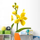 yellow orchid Wall Decal
