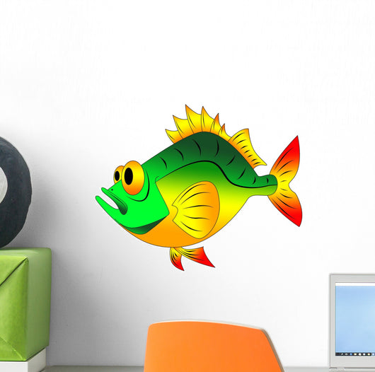 funny fish Wall Decal