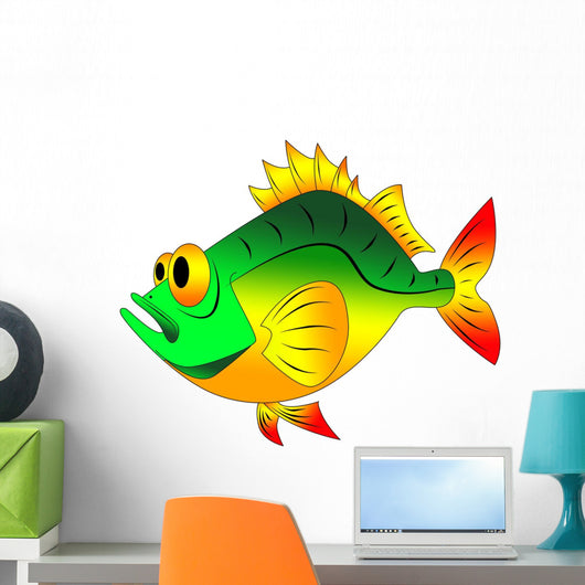 funny fish Wall Decal