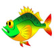 funny fish Wall Decal