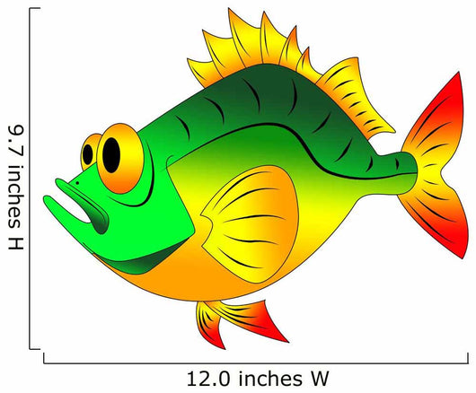 funny fish Wall Decal