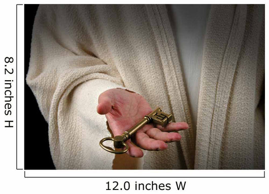 Hands of Jesus and Key Wall Mural