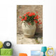Retro Style Terracotta Pot Wall Mural