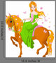 Princess Riding Horse Spring