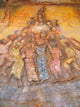 African Urban Modern Art on a City Wall with Many Colors Wall Mural