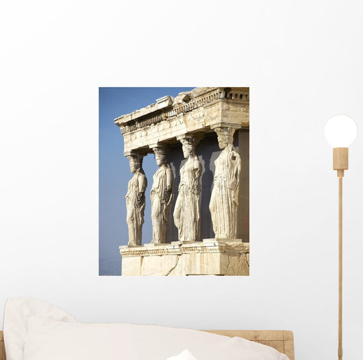 Caryatides Erechteion Temple Acropolis Wall Decal