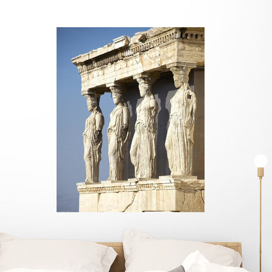 Caryatides Erechteion Temple Acropolis Wall Decal