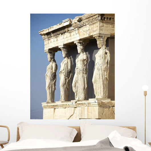 Caryatides Erechteion Temple Acropolis Wall Decal