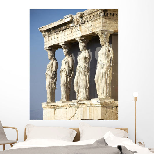 Caryatides Erechteion Temple Acropolis Wall Decal