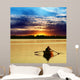 Couple Boat against Beautiful