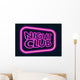 night club neon sign Wall Mural