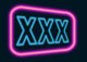 xxx neon  sign Wall Mural