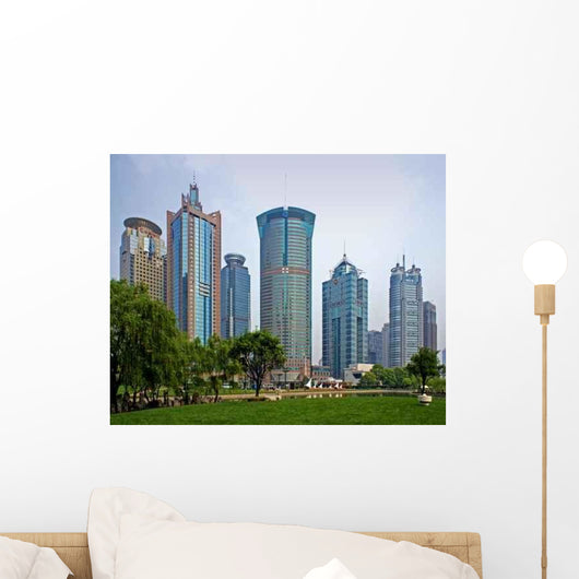 Pudong Banking District Shanghai Wall Decal