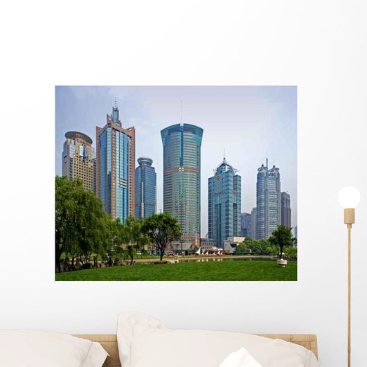 Pudong Banking District Shanghai Wall Decal