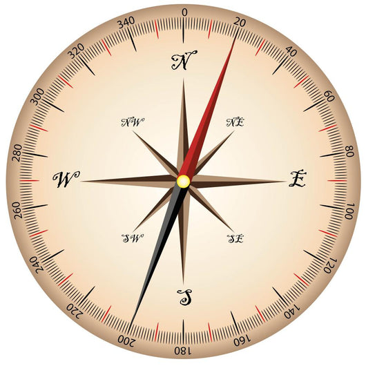Vector Brown Compass
