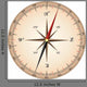 Vector Brown Compass