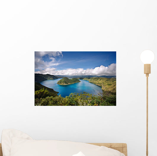 Cuicocha Caldera and Lake Wall Mural