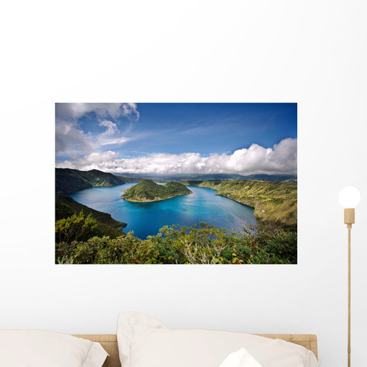 Cuicocha Caldera and Lake Wall Mural