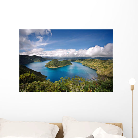Cuicocha Caldera and Lake Wall Mural