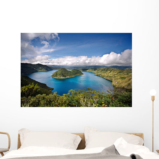 Cuicocha Caldera and Lake Wall Mural