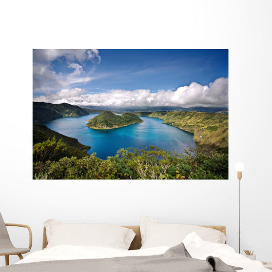Cuicocha Caldera and Lake Wall Mural
