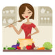 Woman Kitchen