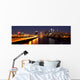 Panoramic Skyline Philadelphia Night
