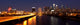 Panoramic Skyline Philadelphia Night