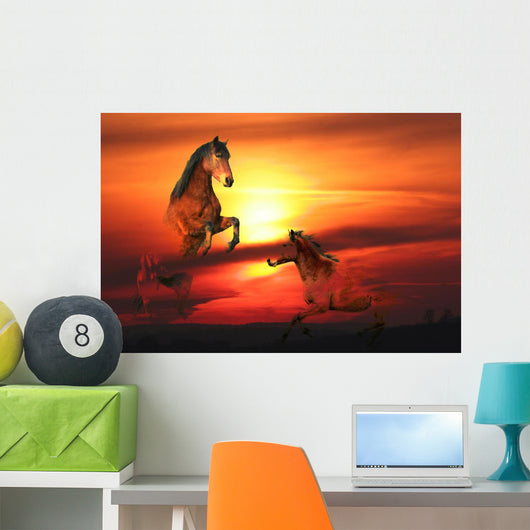 Sunset Wall Decal Design 2