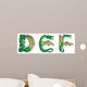 Series of Dragons Alphabet Wall Decal