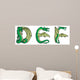 Series of Dragons Alphabet Wall Decal