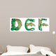 Series of Dragons Alphabet Wall Decal