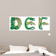 Series of Dragons Alphabet Wall Decal