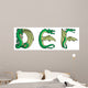 Series of Dragons Alphabet Wall Decal