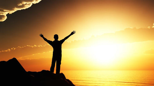 Men Greeting Sun