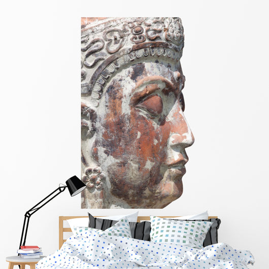 Buddha Statue Wall Mural