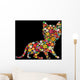 Vector Floral Kittens