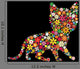 Vector Floral Kittens