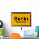 berlin hauptstadt Wall Decal