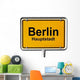 berlin hauptstadt Wall Decal