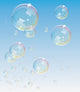 Transparent Bubbles Vector Backdrop