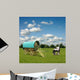 Old Gypsy Caravan, Trailer, Wagon with Horse Wall Mural