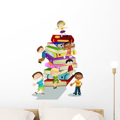 Children Education shown on a wall