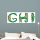 Series of Dragons Alphabet Wall Decal