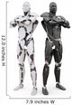Two Robots White Wall Decal
