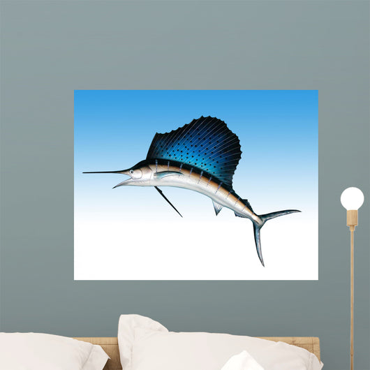 Sail Fish Wall Mural