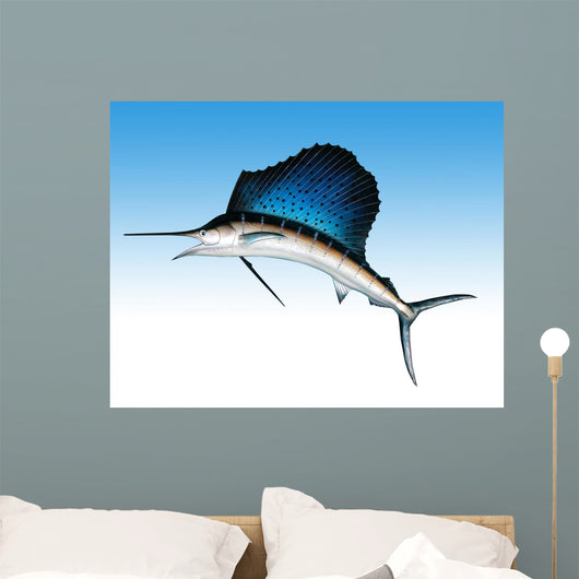 Sail Fish Wall Mural