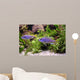 Blue Perch Wall Mural