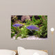 Blue Perch Wall Mural