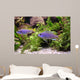 Blue Perch Wall Mural